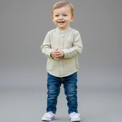 boys shirt online in UAE relaxed fit cotton summer boys shirt