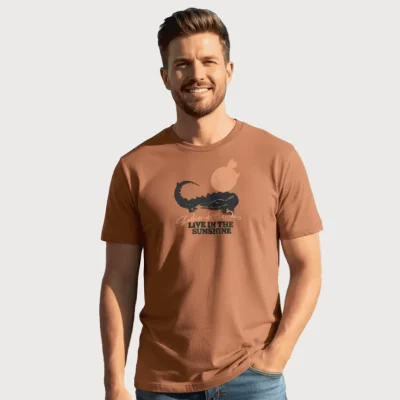 Men’s retro-inspired graphic print T-shirt